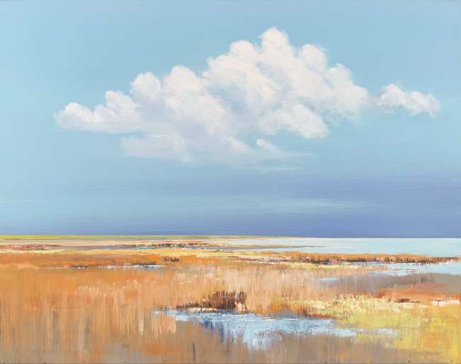 Jan Groenhart - Het wad bij Striep